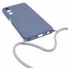 For Samsung Galaxy A05s 4G TPU Phone Case Microfiber Lining Rubberized Cover with Lanyard