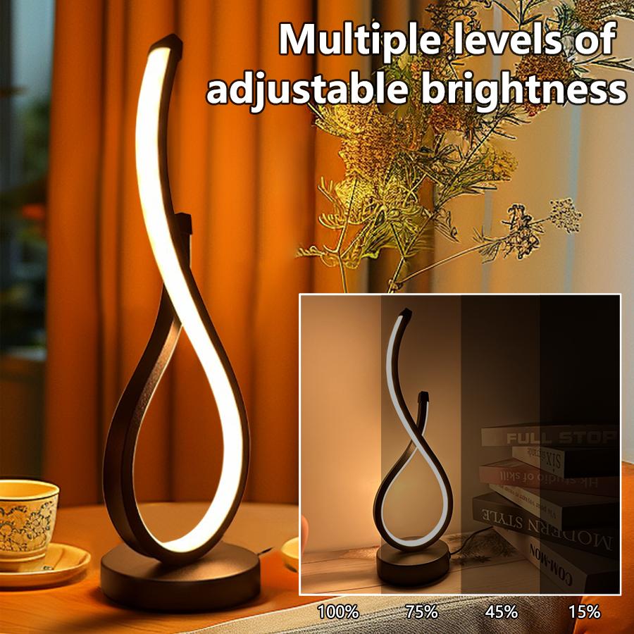 Modern Creative Table Lamp 3 Colors Dimmable Night Light For Bedroom Living Room Reading Office Bedside Decoration Lighting