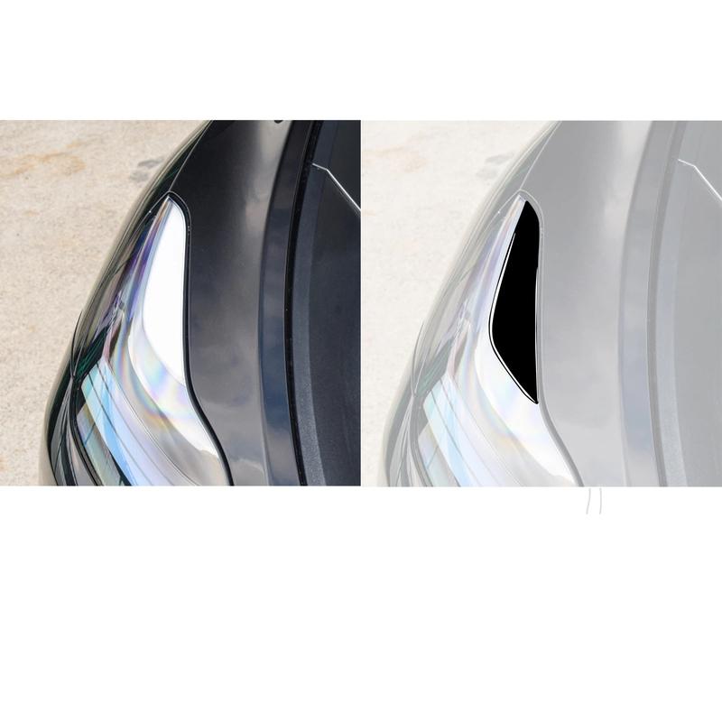 For 17-22 Tesla Model 3/Y Lamp Eyebrow Piano Black Bright Black Car Interior Decoration Accessories