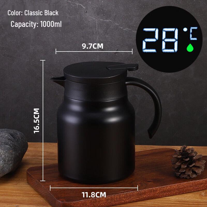 Qī Wēi Insulated Stainless Steel & Bamboo Stewing Teapot
