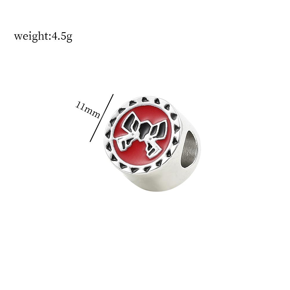 Bracciale con Charms per Figure di Film Perline Ciondolo Fai da Te Avengers Iron Man Spiderman Charms per Realizzazione Manuale Gioielli Accessori