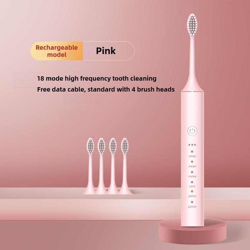 Sonic Electric Toothbrush Set for Adults Rotary Rechargeable Electric Toothbrush for Adults Rotating with 3 Soft Brush Heads