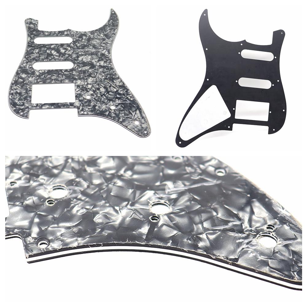1pcs Electric GuitarPickguard PVC 3Ply SSH Pickguard Guitar Scratch Plate With Screw for ST Guitar