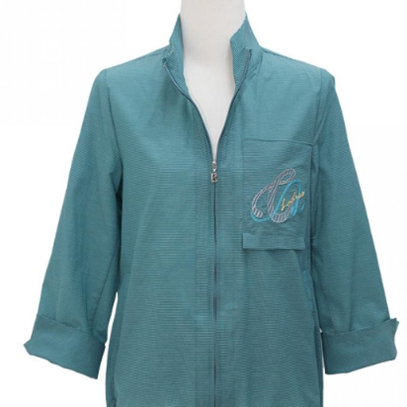Shiz Madam Women S Cool Air Ring Embroidered Jacket J31809