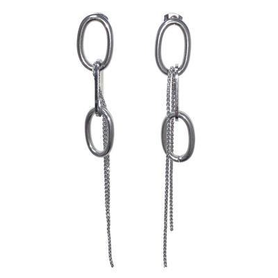 New Women's Earrings Europe and The United States Exaggerated Street Personality Fashion Trend Hip Hop Earrings