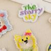 Cartoon Puppy Embroidery Stickers: Self-Adhesive Patches & Badges for Clothing