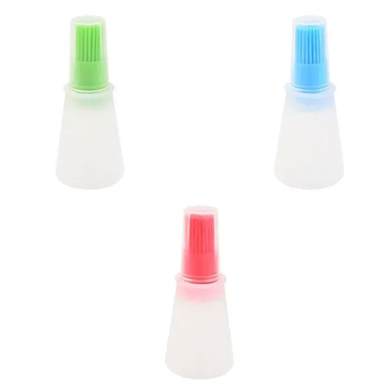 

Силиконовая бутылка-кисточка для масла для барбекю 3 шт. с плоским дном, легко моется, подходит для всей посуды, инструмент для барбекю