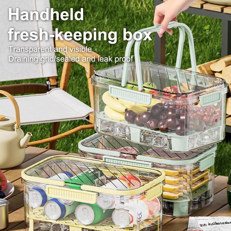 Contenitori per Alimenti Contenitore Esterno per Alimenti Custodia da Cucina Quotidiana Organizzatore Riutilizzabile per Campeggio Picnic