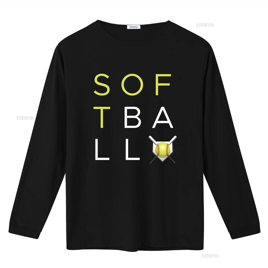 Softball Fan T Shirt Birthday vintage Washed Comfortable Stretched Stylish designer clothes fashion streetwear