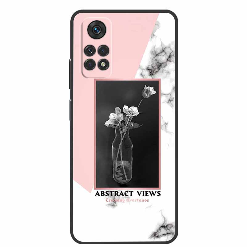 Pro pouzdro Xiaomi Redmi Note 11 Mramorové Silikonové TPU Měkké Zadní Kryt Pouzdro na Telefon pro Redmi Note 11S 11 S Funda Roztomilé Nárazuvzdorné Coque