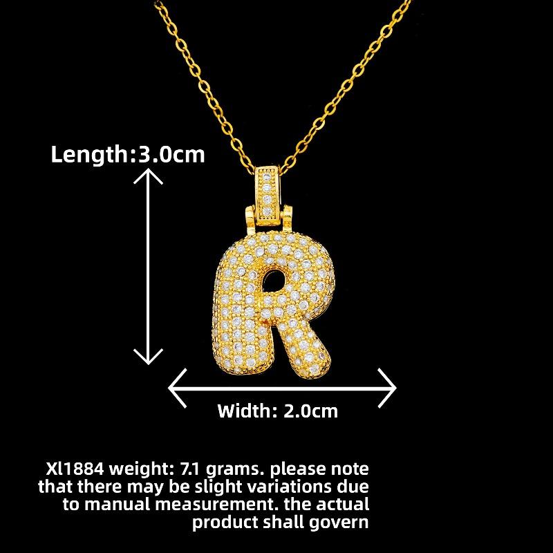 New Style Necklace Featuring Trendy Letter Design In Bold Font, with A Luxurious and Exclusive Look, Suitable for Sophisticated Accessories.