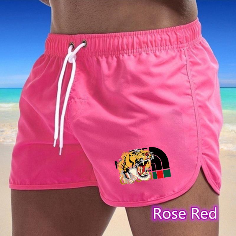 BBK-36 2025 Summer Men's Quick-Drying Swim Trunks Sports Pants Swimwear Beach Shorts Jogging Shorts