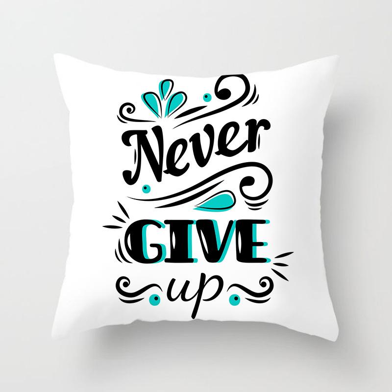 Blue Print Nordic Style Cushion Car Sofa Cushion Pillow Lumbar Cushion Cover Home Furnishings