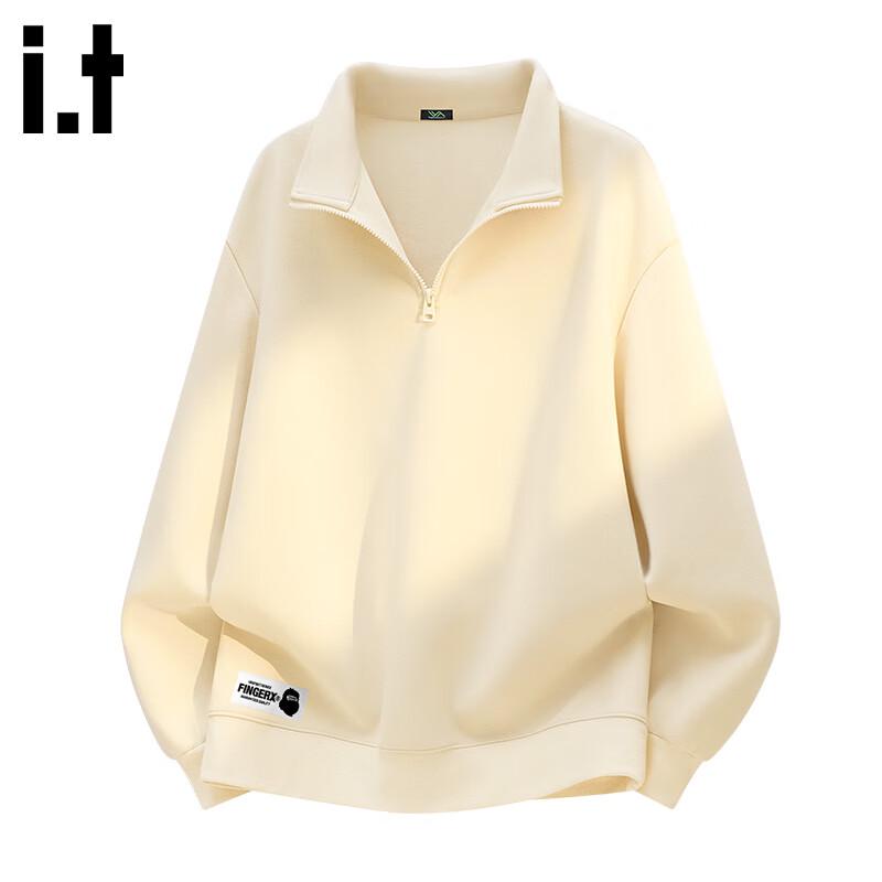 Fingercroxx IT Men's Stand Collar Half-Zip Sweatshirt