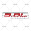 Styling Auto Emblema Adesivo 3D Metallo Cromo Lega di Zinco 3.0L 3.2L 3.5L 3.6L 3.7L 3.8L Accessorio Badge per Carrozzeria, Cofano, Parafango
