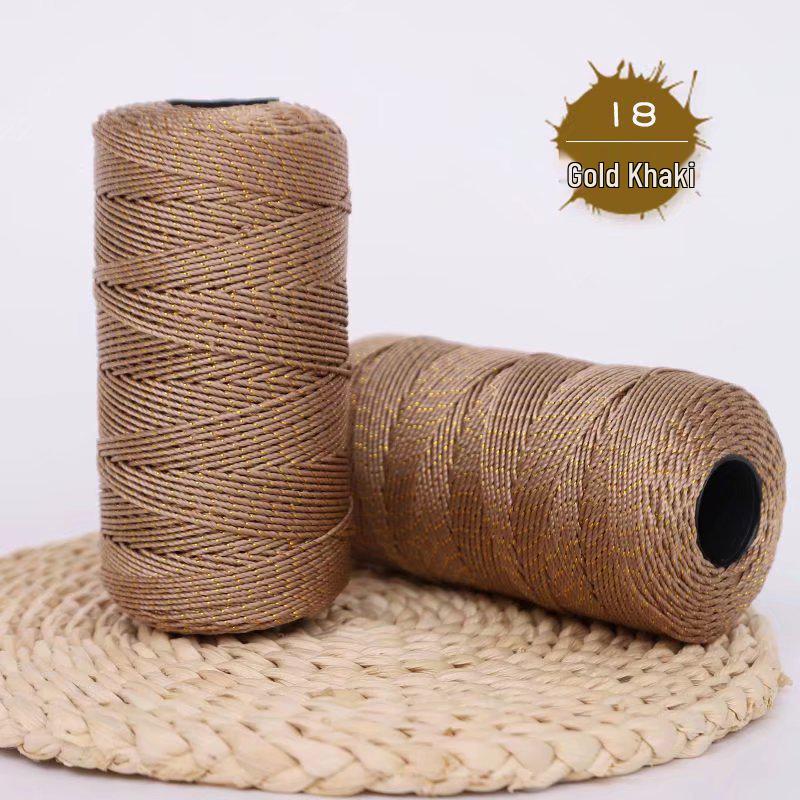 Příze z ledového hedvábí: Třívláknová příze pro ruční pletení a háčkování - Ideální na pantofle, tašky, čepice, návleky na hrnky a podsedáky do auta