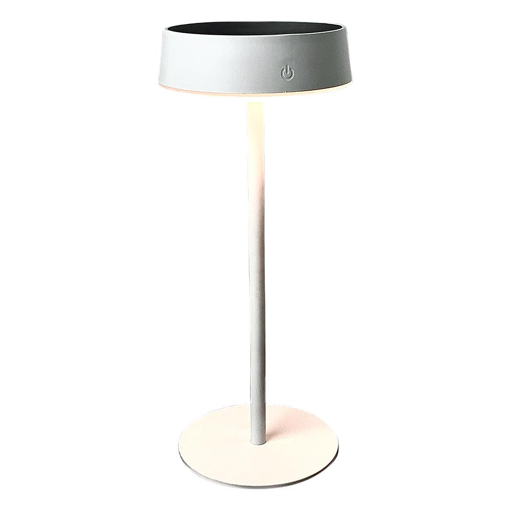 Luminária de Mesa Solar LED Dimerizável para Mesa Recarregável Sem Fio Portátil Luz Noturna para Interior e Exterior