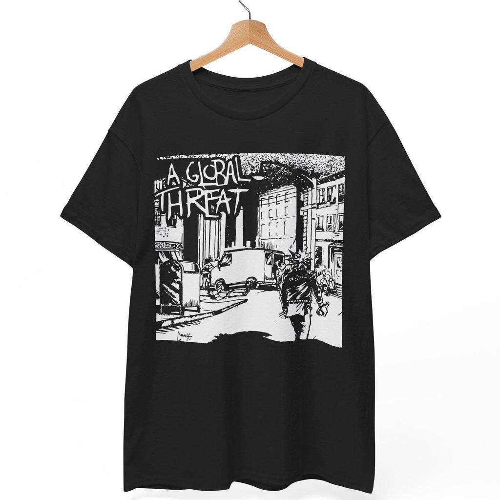 A Global Threat T-Shirt, Vintage Street Punk Band Tee