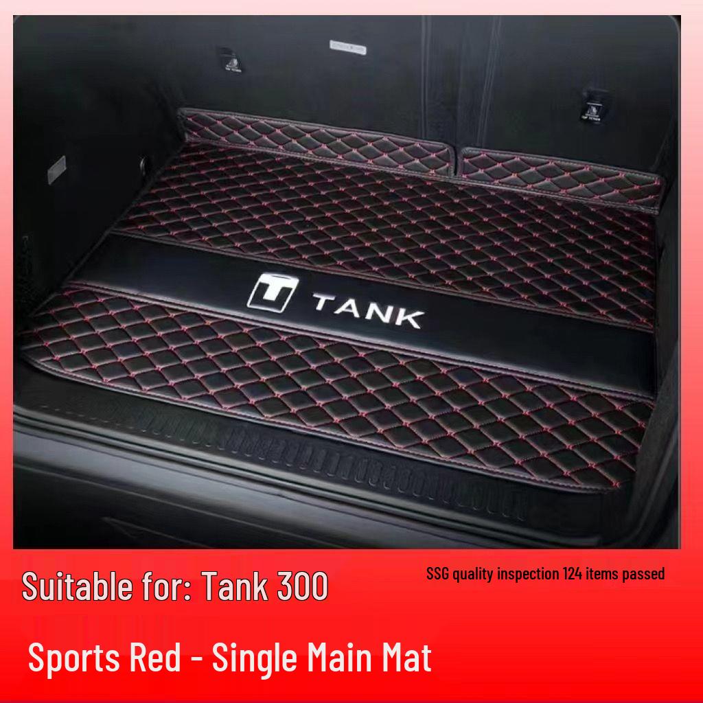 Tank 300 Full Coverage Trunk Mat: Custom Mat for Great Wall Wey Model.
