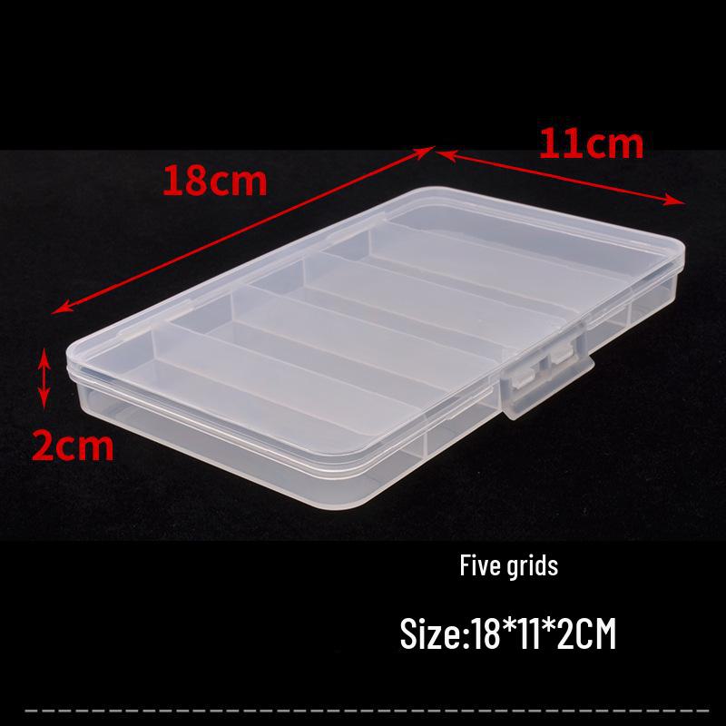 Transparent PP Plastic Fishing Tackle Storage Box