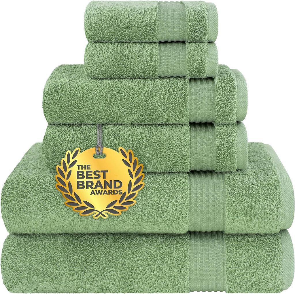Soft, Absorbent Men's Multi-Color Thick Cotton Bath Towel Set with Code for Vacuum Packing