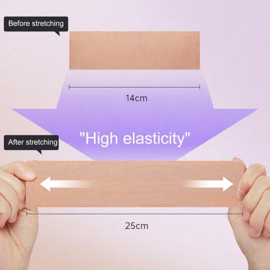 1 Rolle Face Lifting Tape Wasserdicht Atmungsaktiv Glättet Linien Anti-Falten Hautstraffendes Pflaster Elastisches Lifting Tape für schlaffe Haut