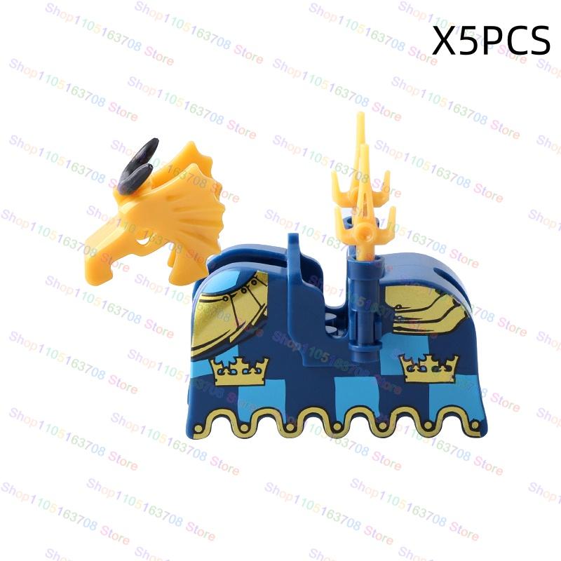 High-Quality Moc High-Quality Medeival High-Quality Knights High-Quality Figures High-Quality Horse High-Quality Saddle High-Quality Mount