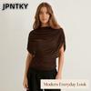JPNTKY Women's Fashion Casual O-Neck Short Sleeve Blouses & Shirts