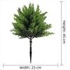 Greenery Artificial Pine Needle Green Plant with Ground Plug Christmas Branches Red Berry DIY Artificial Shrubs Bushes Christmas