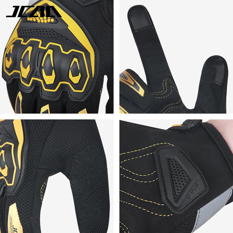 2026 New Summer Breathable Motorcycle Gloves Wear-resistant Non-slip Motocross Gloves Anti-fall Motorbike Gloves Men Touchscreen
