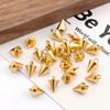5/10Pcs Stainless Steel Cone Charms Pendants Retro Bullet Spike Bead Charm for Necklace Earring Bracelet Jewelry Making Findings