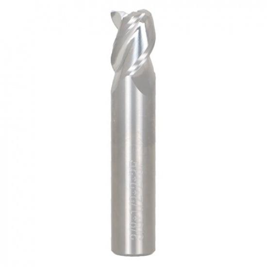 3/8 Inch 3 Flute Carbide End Mill 2" Ooverall Length End Mill 45 Degree Helix