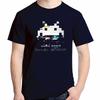 Summer Unisex Tshirt Space Invaders Arcade Shooter Game Crewneck Tops Cotton T Shirt Humor High Quality Gift Idea Unisexs Clothes