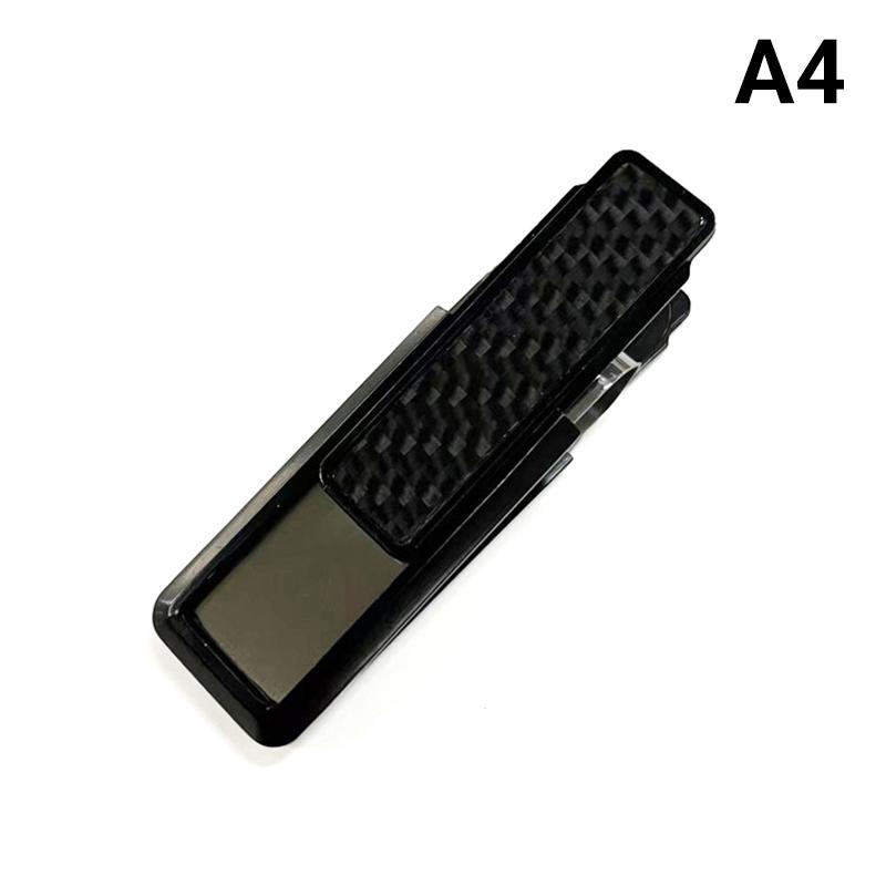 Fashion Stainless Steel Money Clip - Compact Cash And Credit Card Holder Metal Clip Wallet Id Card Clip
