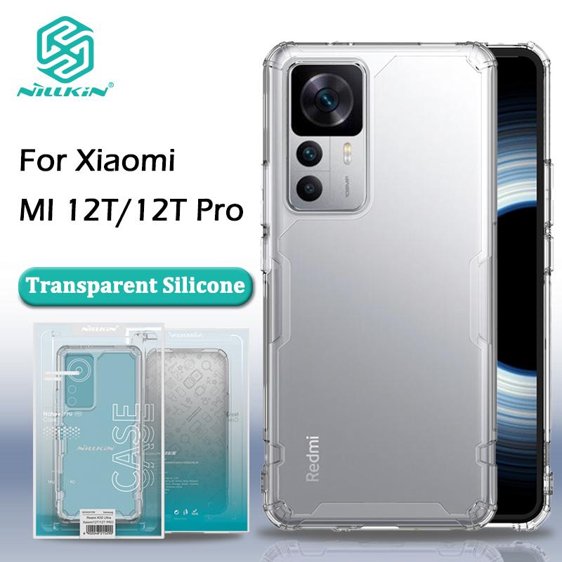 

Чехол Nillkin Nature для Xiaomi MI 12T Pro, прозрачный мягкий силиконовый чехол из ТПУ, прозрачный чехол для MI12T, чехол