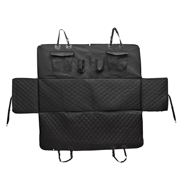 Quilted Thickened Pet Car Seat Cover - Protective Rear Seat Mat for Dogs