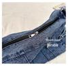Denim One-Shoulder-Tragetasche im koreanischen Stil 2026 - Vielseitig, großes Fassungsvermögen für Arbeit/Uni
