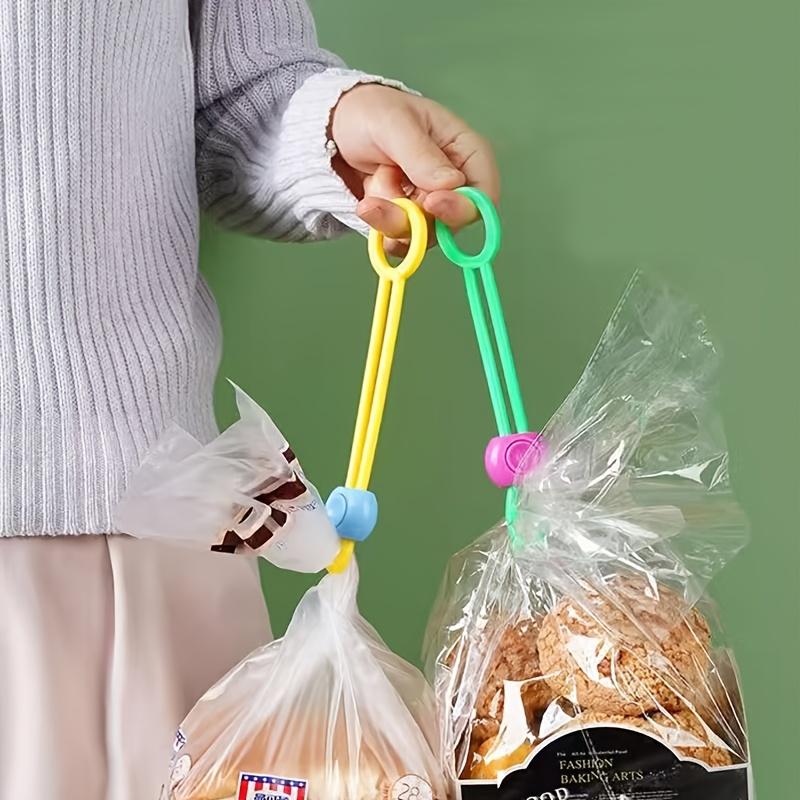 3Pcs Reusable Bag Sealing Ropes with Ring Handle Multi-Purpose Cable Ties