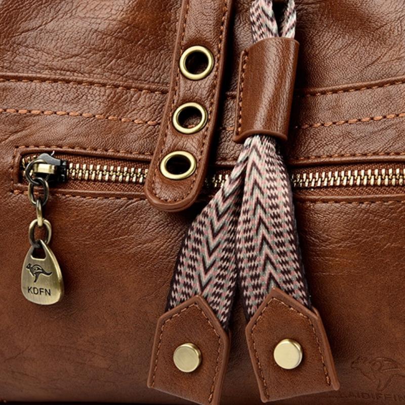 Women Soft PU Leather Top-Handle Bags Luxury Designer Handbags Ladies Large Shoulder Crossbody Bag Casual Tote Commuting Messenger Bag