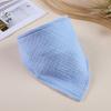 Baby Cotton Bibs Triangle Saliva Towel Soft Solid Color Burp Cloth Apron Bandana Scarf for Boys Girls Feeding Drool Bib New