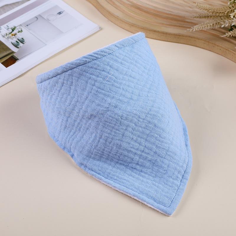 Baby Cotton Bibs Triangle Saliva Towel Soft Solid Color Burp Cloth Apron Bandana Scarf for Boys Girls Feeding Drool Bib New