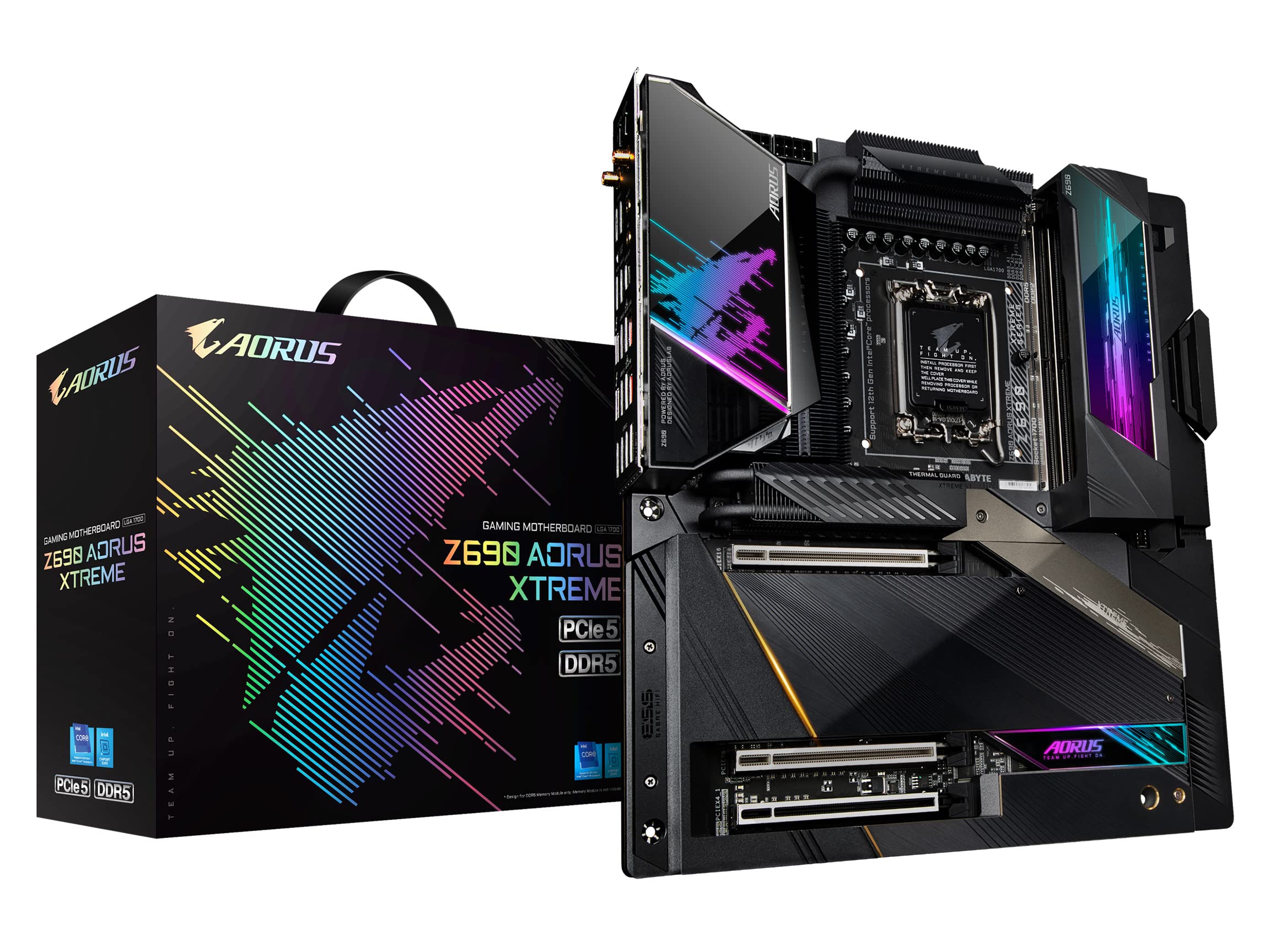 

GIGABYTE Z690 AORUS XTREME Материнська плата Intel Z690 MB5567 Rev. 1.0 E-ATX [з чіпсетом] чорний