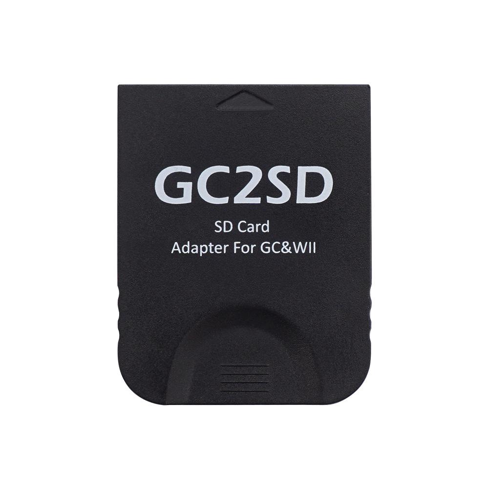 

Transparent GC2SD Gen2 TF Card Reader Adapter Enhanced Speed Version for All NGC GameCube and Original Wii Game Console Tool