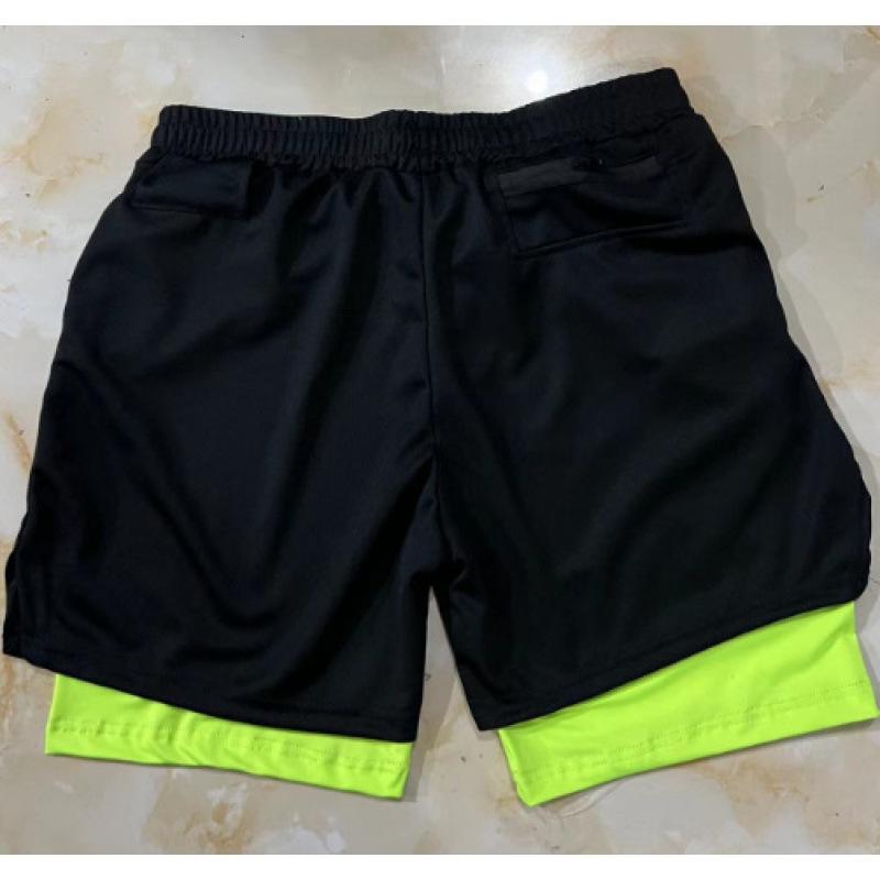 Summer Men's Casual Running Shorts - Multi-Pocket, Double Layer, Plus Size Fitness