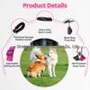 Automatic Retractable No-Choke Dog Leash for Walking Two Dogs
