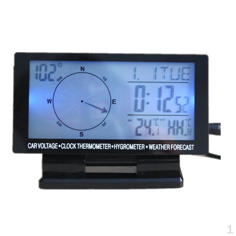 

Backlight LCD Car Calendar Clock