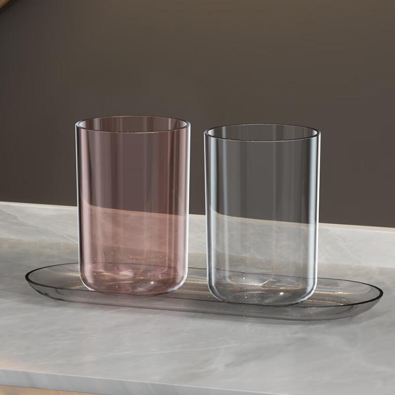 REO&HOMME Light Luxury Transparent Wash Cup Set