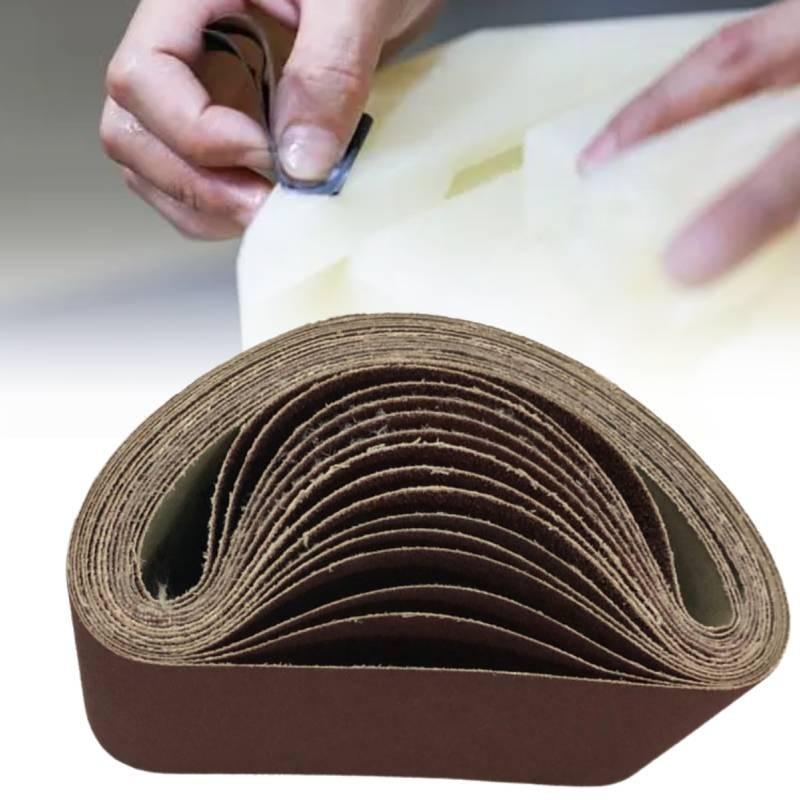 Belt Abrasive 40 To 120 Granularity Metal Wood Grinding Polish Tools Industrial
