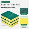 50Pcs Highly Absorbent Double-Sided Sponge Magic Cleaning Pot Rust Sponge Cleaning Brush Kitchen Cleaning Tool