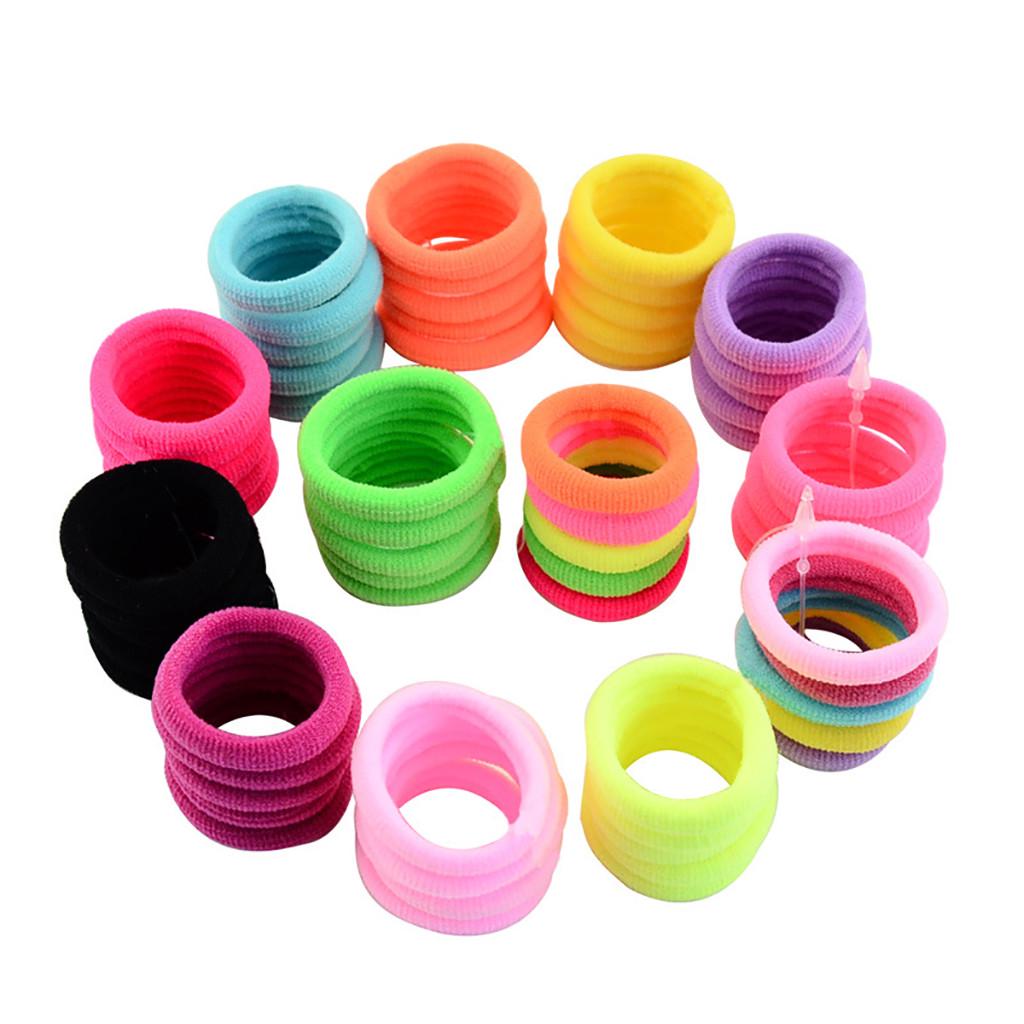 20Pcs Women Girls Hair Band Ties Rope Ring Elastic Hairband Ponytail Holder New